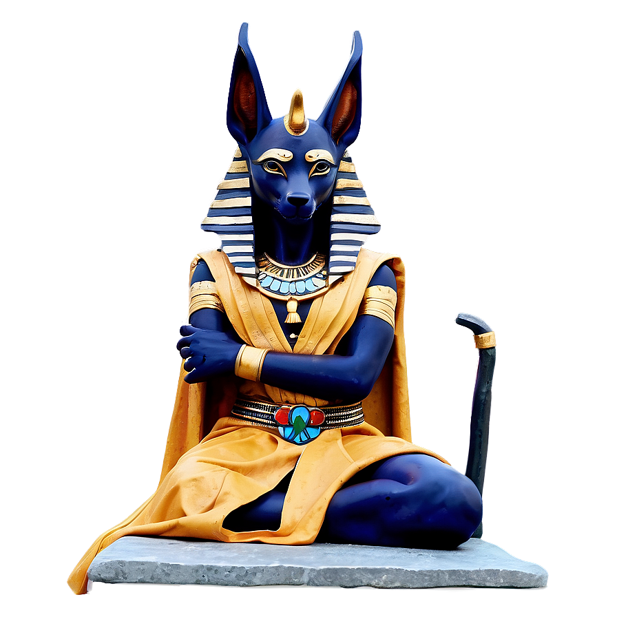 Anubis In Throne Pose Png 06272024