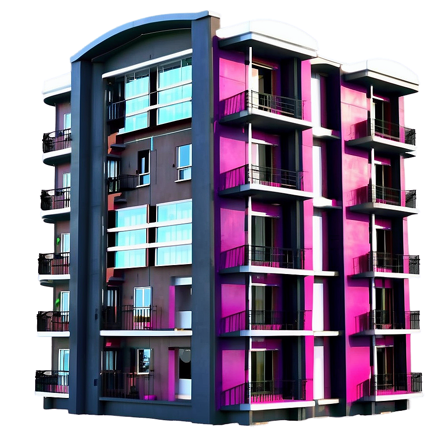 Apartment Building Exterior Png 10