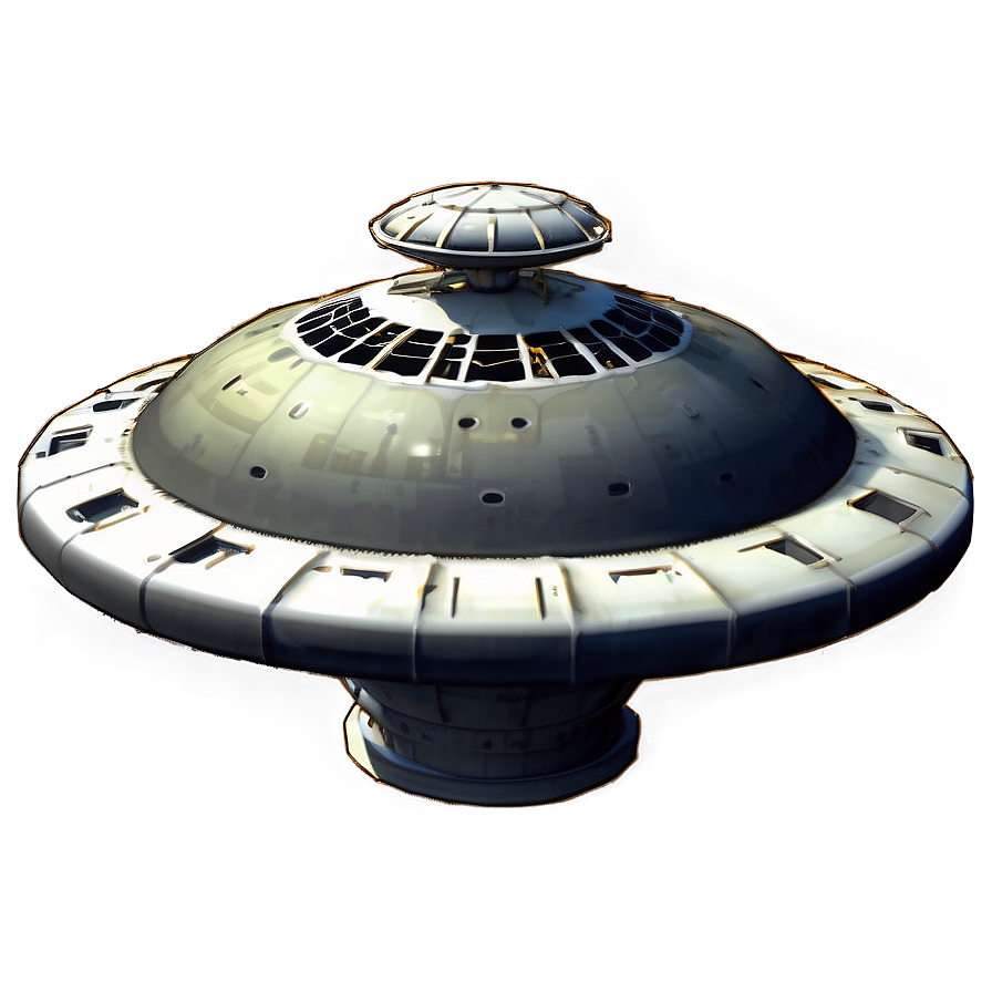 Apocalyptic Flying Saucer Arrival Png Uwn90