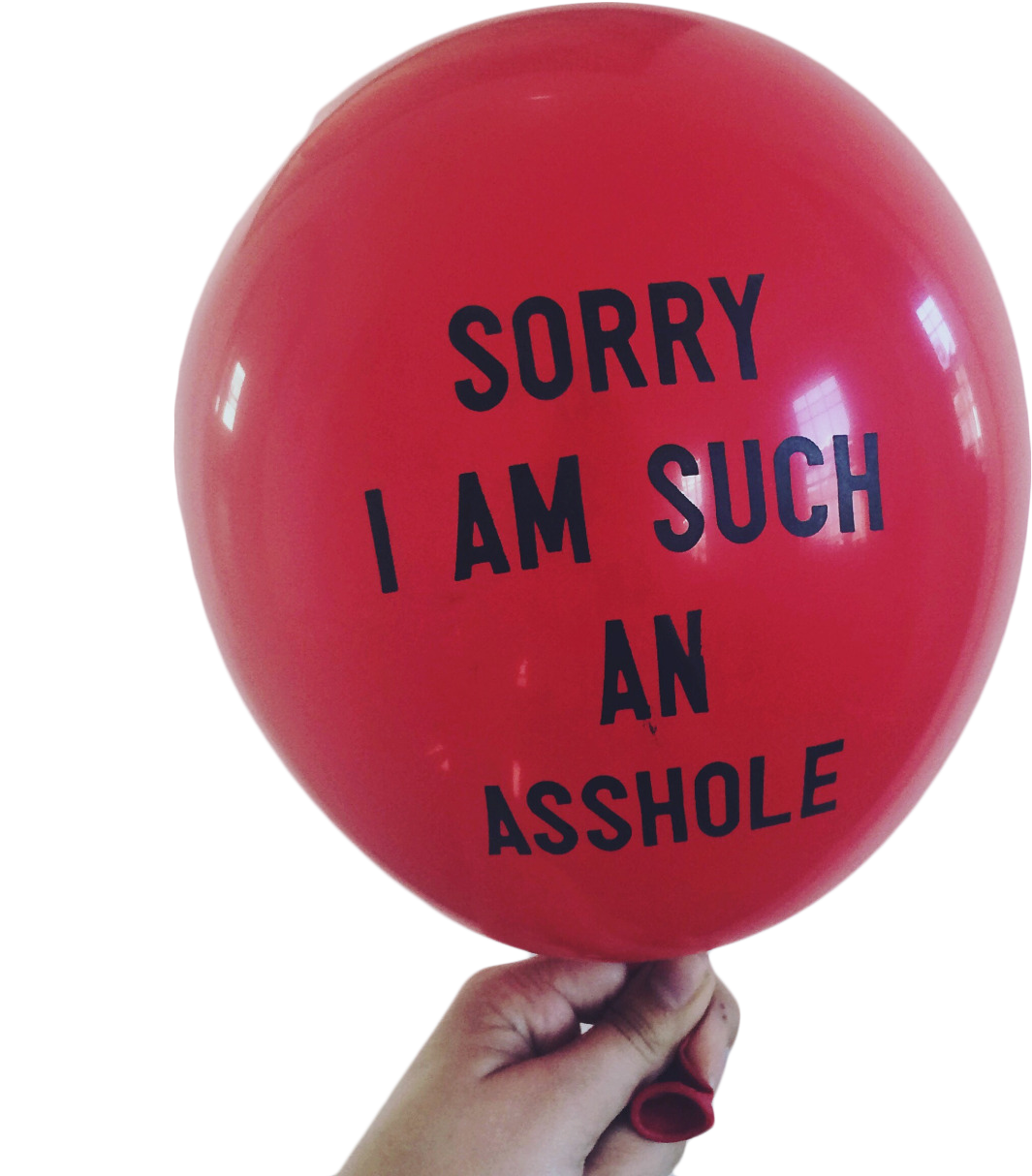 Apology Red Balloon Quote