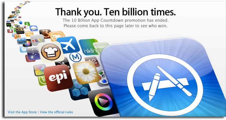 App Store10 Billion Thank You PNG with transparent background