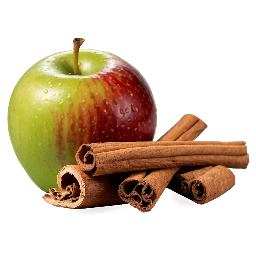 Apple And Cinnamon Png Una