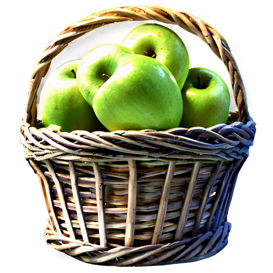 Apple Basket Png Plf5