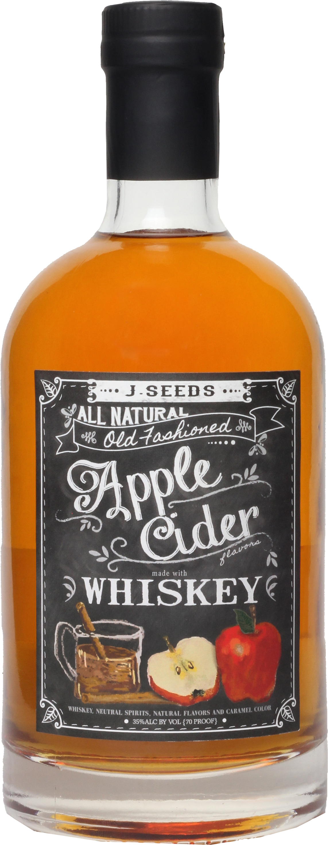 Apple Cider Whiskey Bottle