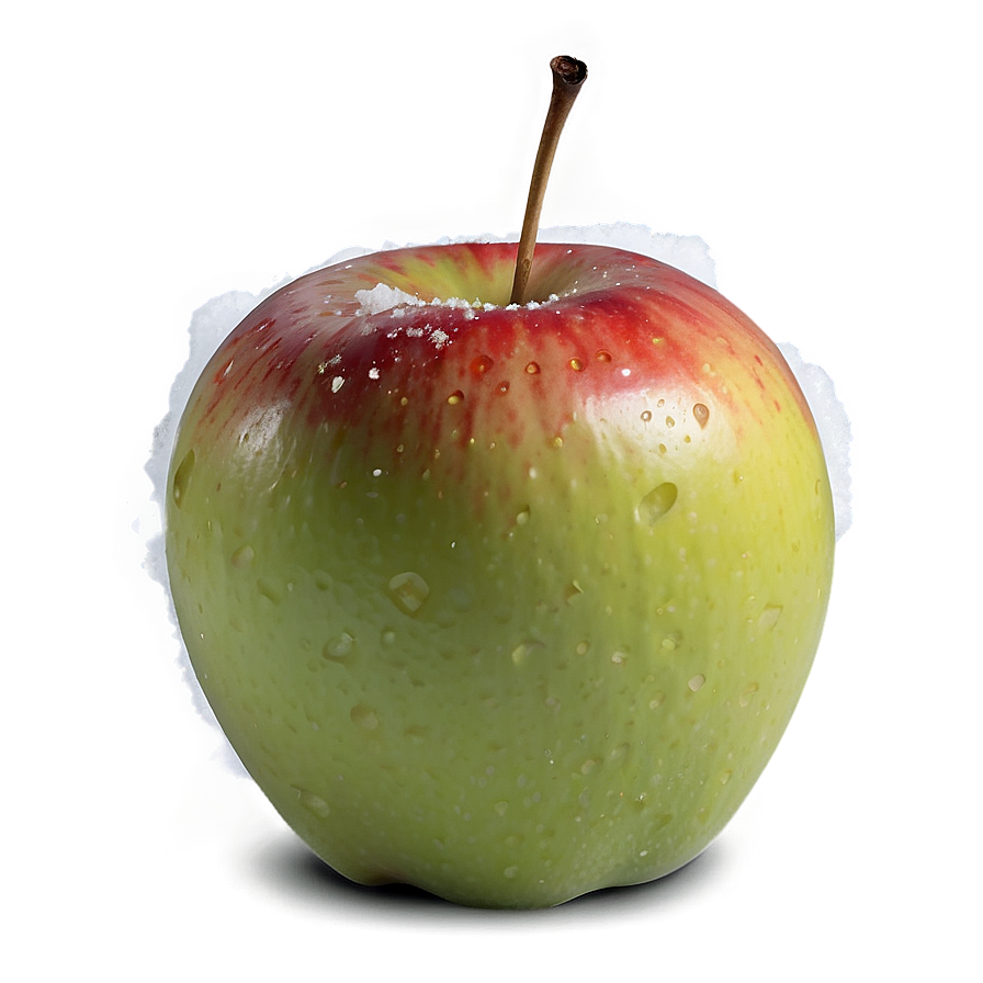 Apple In Snow Png 06132024