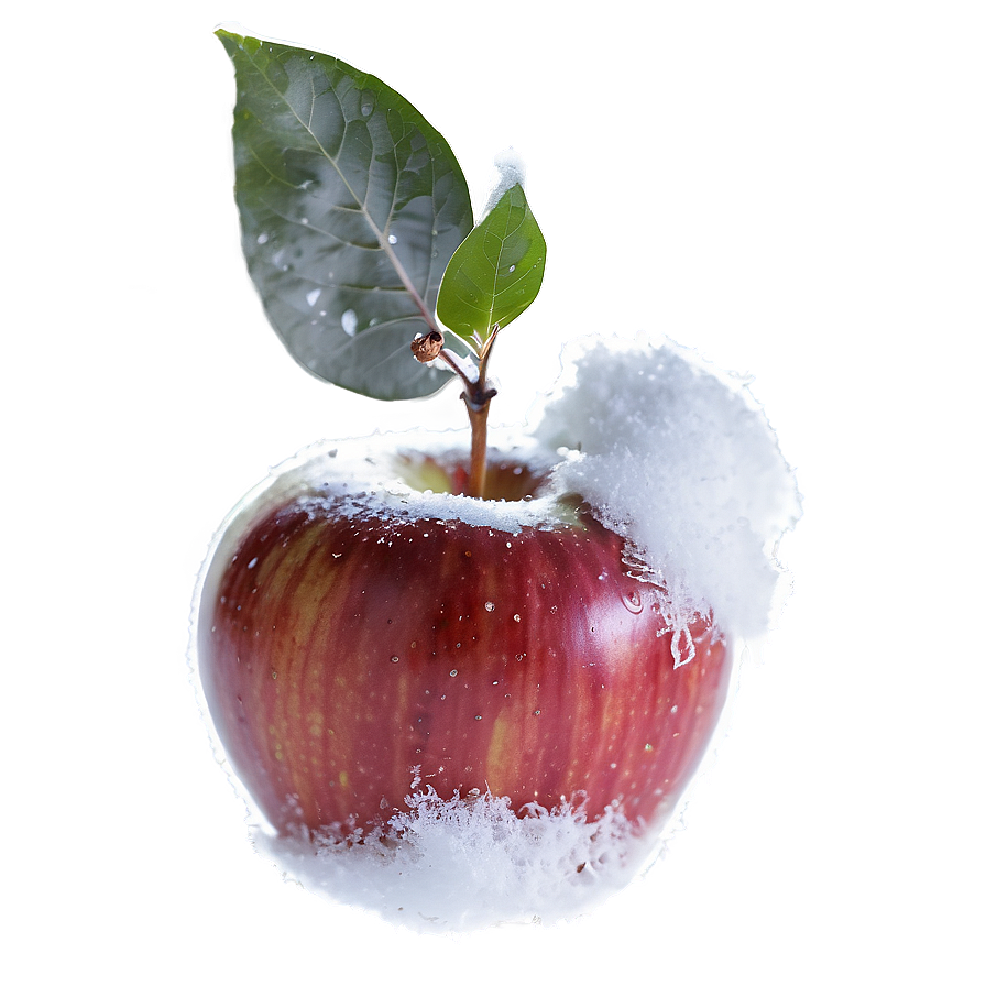 Apple In Snow Png 60