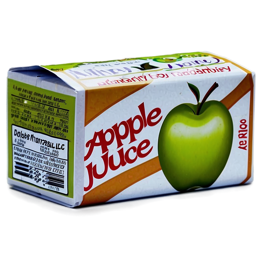 Apple Juice Box Transparent Png Cvj61