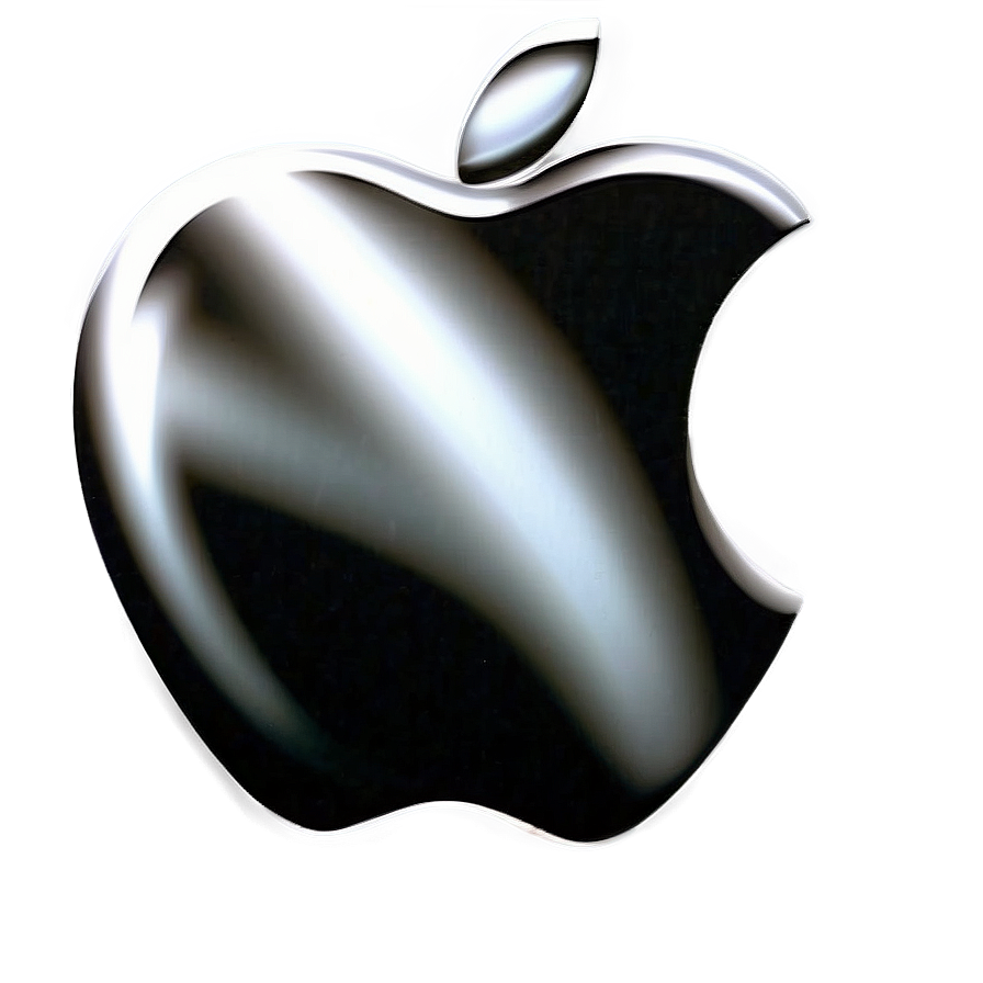 Apple Logo on Dark Background PNG jkd PNG with transparent background