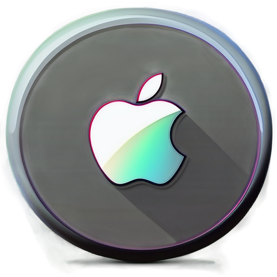 Apple Logo with Shadow Effect PNG 05232024 PNG with transparent background
