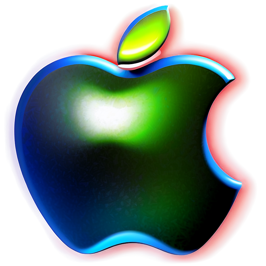 Apple Logo with Shadow Effect PNG 05232024 PNG with transparent background