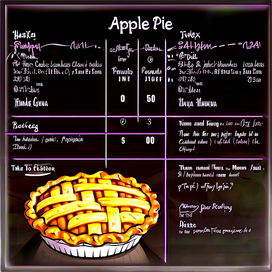 Apple Pie Recipe PNG sbt70 PNG with transparent background
