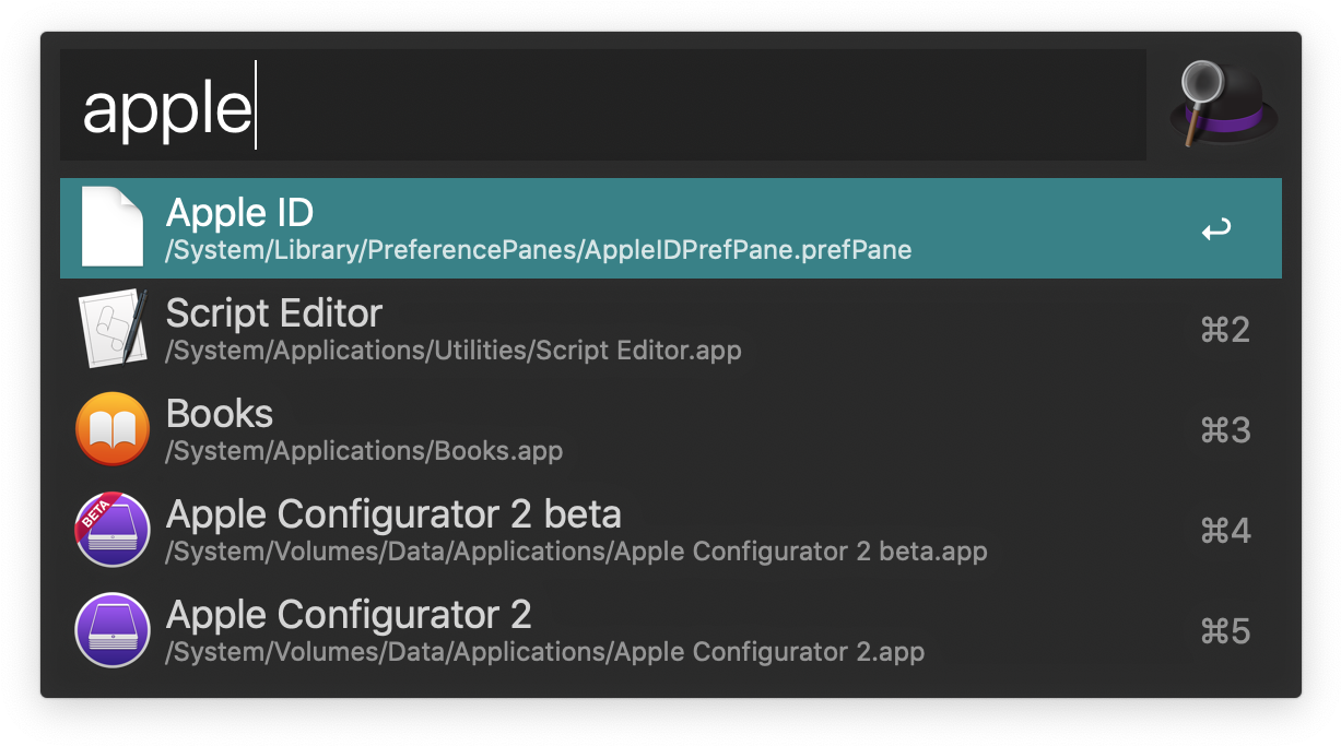 Apple Search Function Screenshot PNG with transparent background