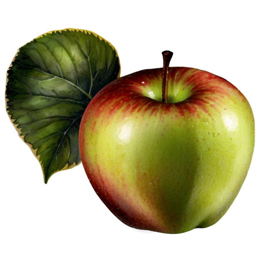 Apple Watercolor Png 65