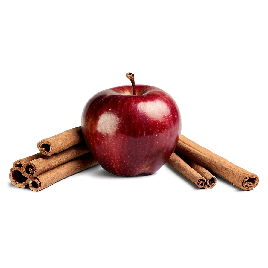 Apple With Cinnamon Png 3