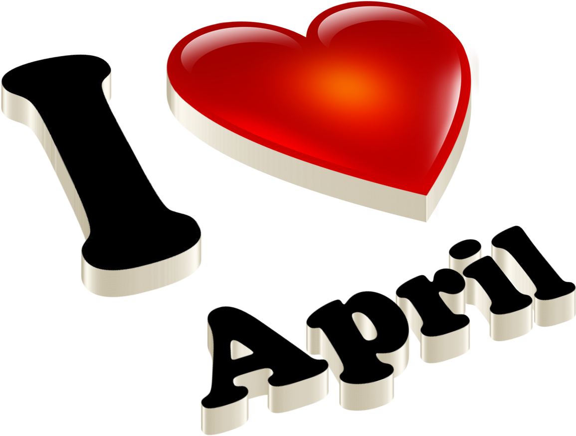 April Heart Name Transparent Png - Heart, Png Download PNG with transparent background