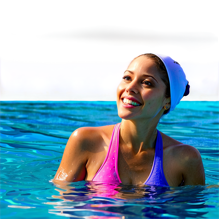 Aqua Aerobics Class PNG fho PNG with transparent background