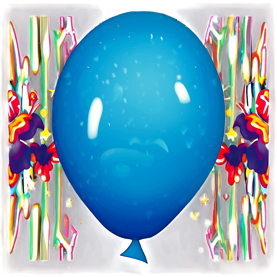 Aqua Blue Balloons Png Lvr43