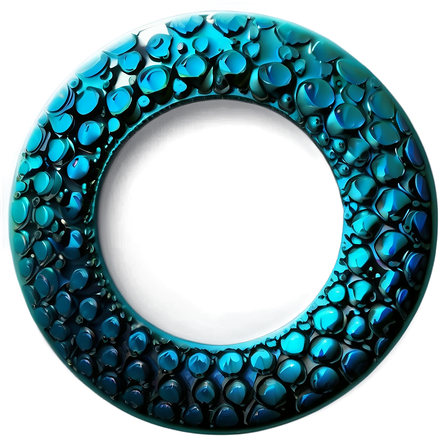 Aqua Green Circle Emblem Png Gqo39