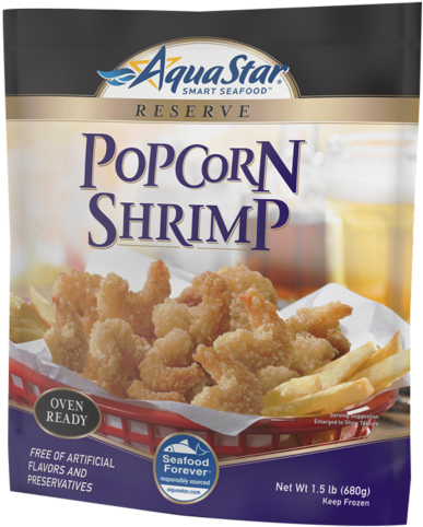 Aqua Star Reserve Popcorn Shrimp Packaging