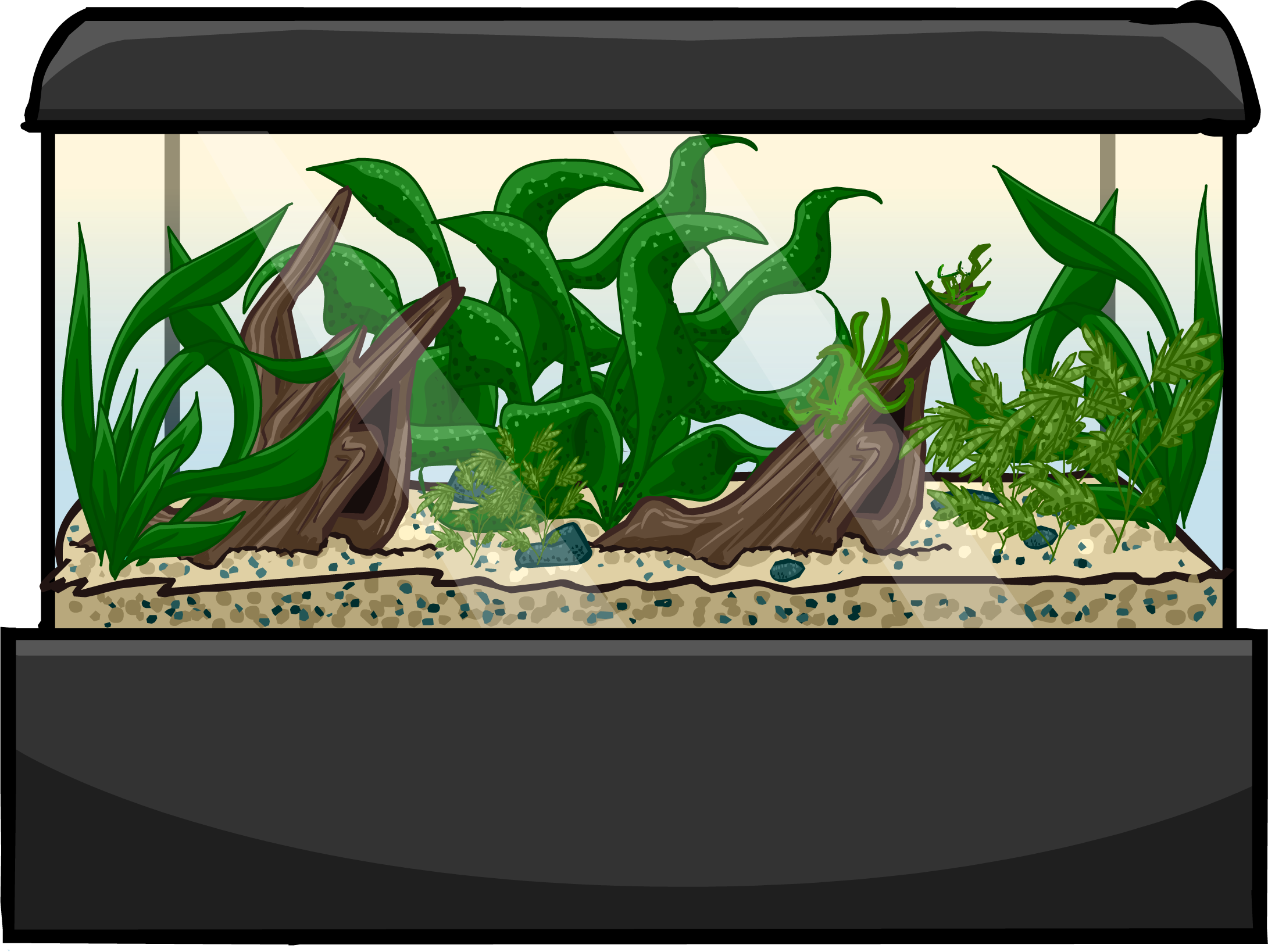 Club Penguin Rewritten Wiki - Club Penguin Fish Tank, HD Png Download PNG with transparent background