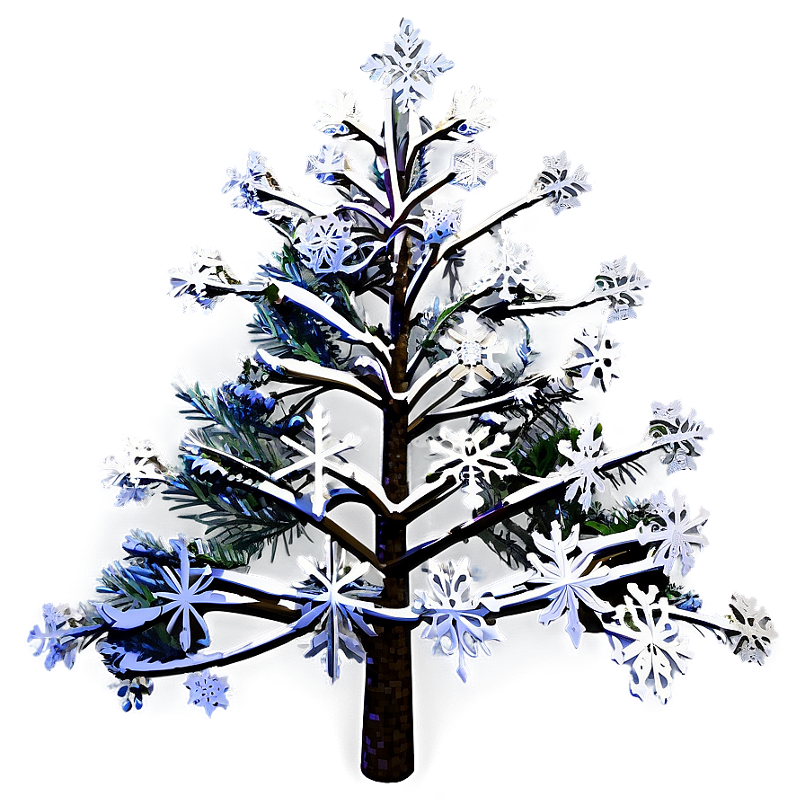 Arbol De Navidad In Winter Wonderland Png Ees47