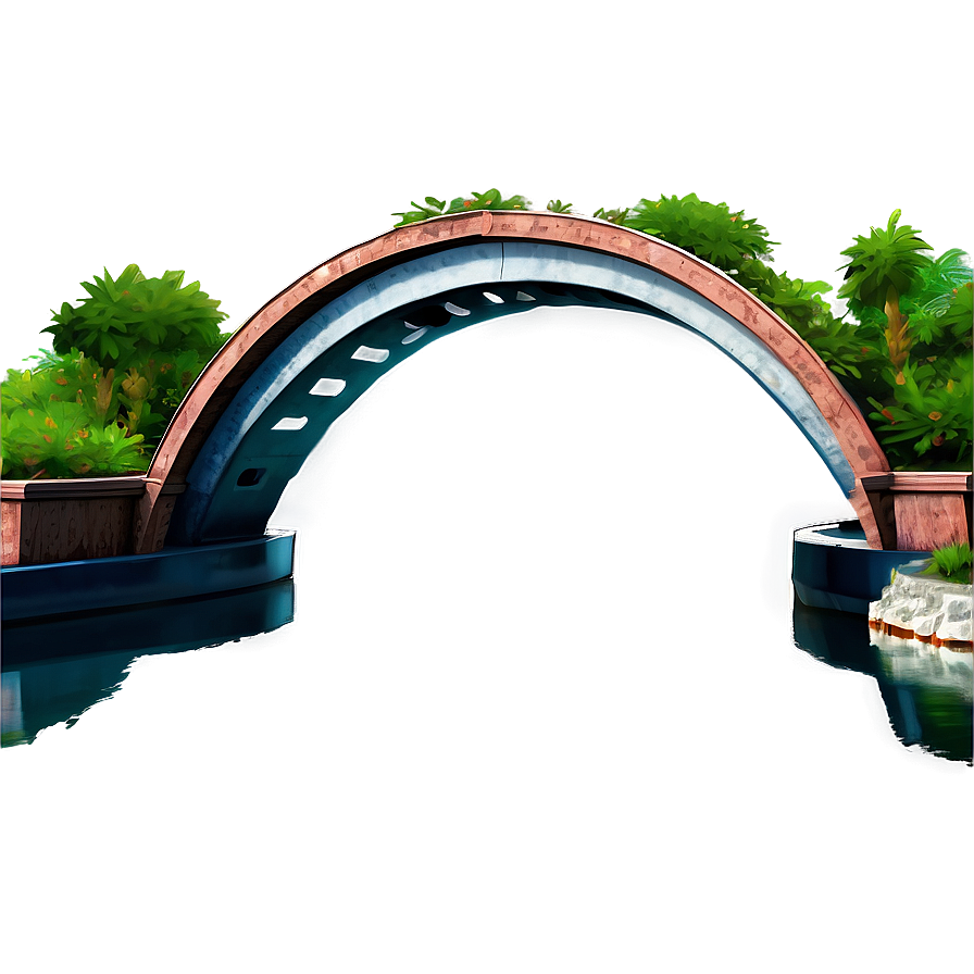 Arc Bridge Over Water PNG 81 PNG with transparent background