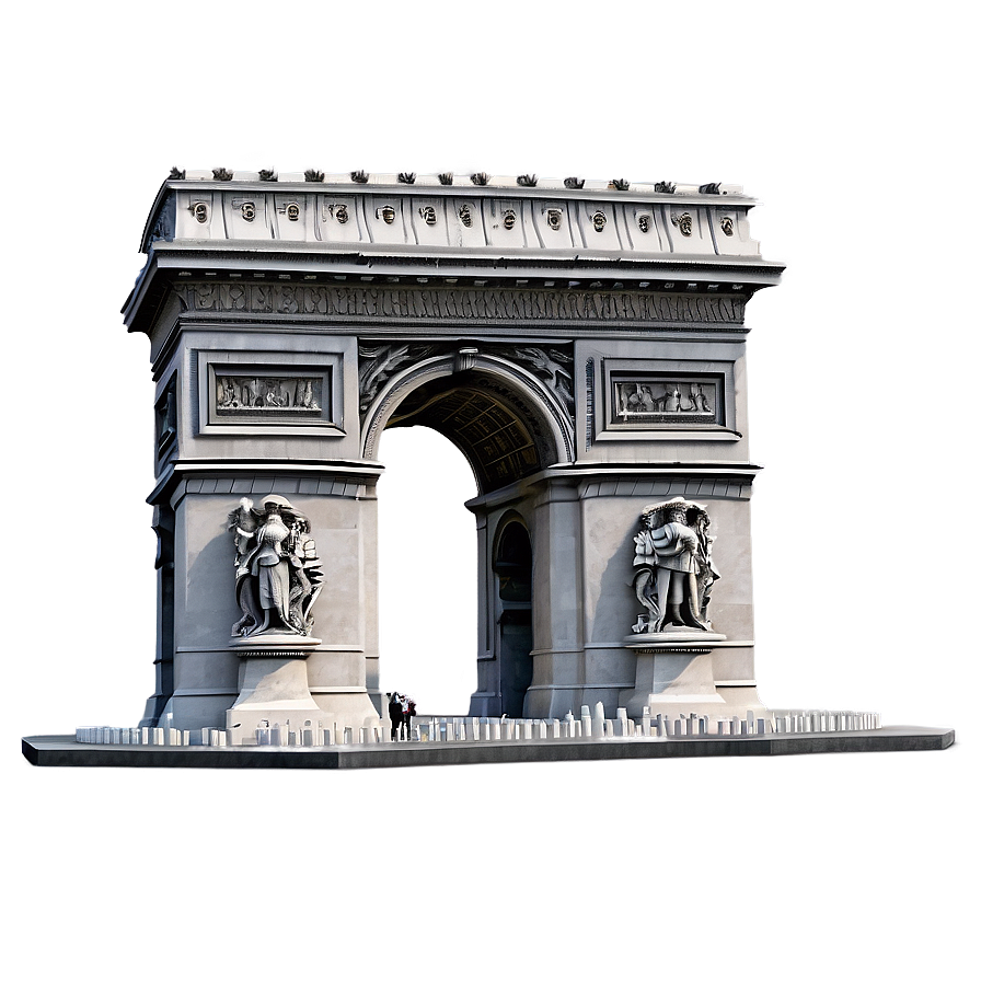 Arc De Triomphe Monument Png 06232024