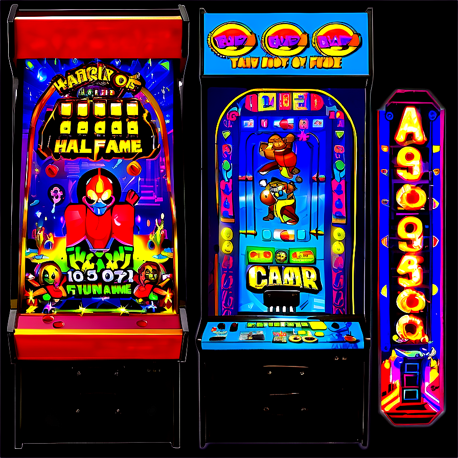 Arcade Game Hall Of Fame Png 06282024