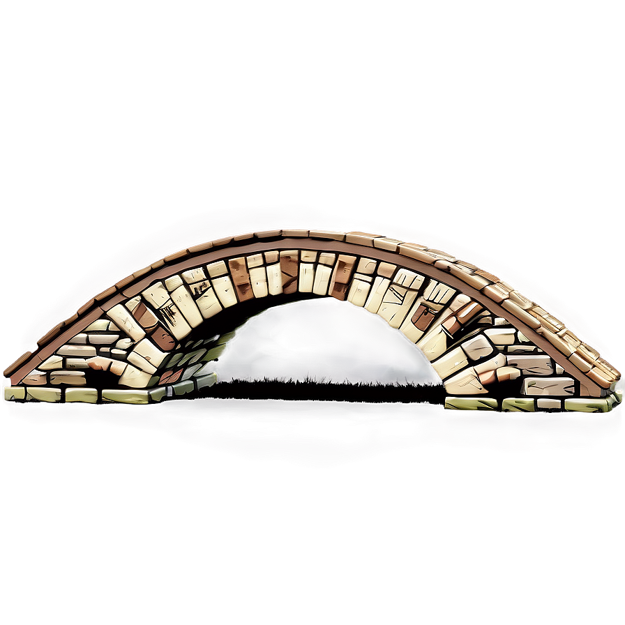 Arched Brick Bridge Png Del51