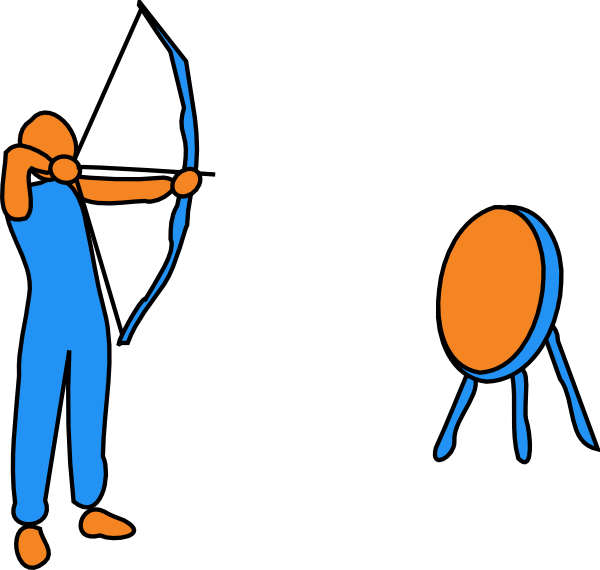 Archery Clipart Animated Gif, HD Png Download PNG with transparent background