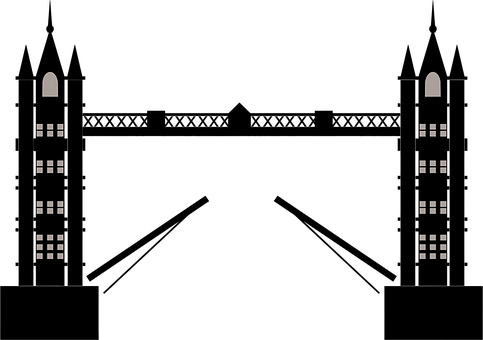 Architectural Elevation Drawing Silhouette PNG with transparent background