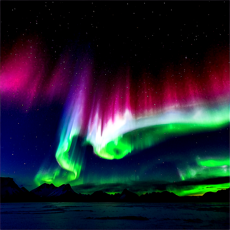 Arctic Aurora Borealis Png Mqo68