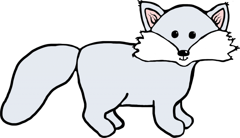 Arctic Fox Png Images Clipart - Arctic Animal Clip Art, Transparent Png PNG with transparent background