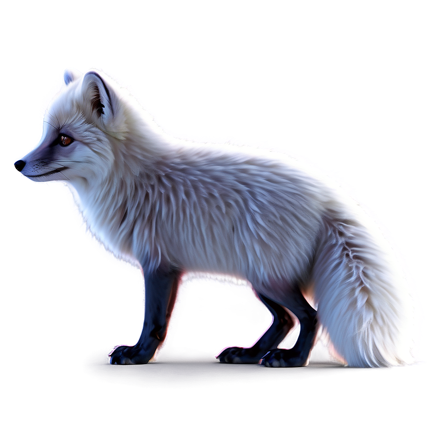 Arctic Fox Tail Fluff PNG 06232024 PNG with transparent background