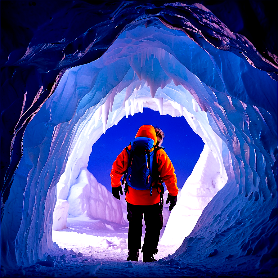 Arctic Ice Cave Explorer Png 88