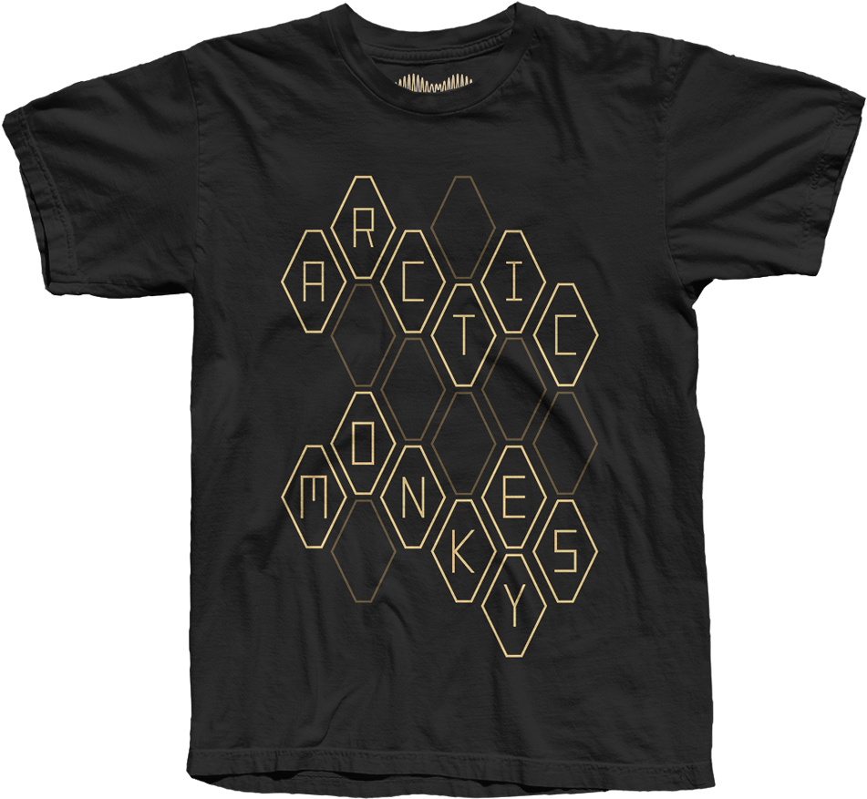 Arctic Monkeys Hexagon Shirt Design