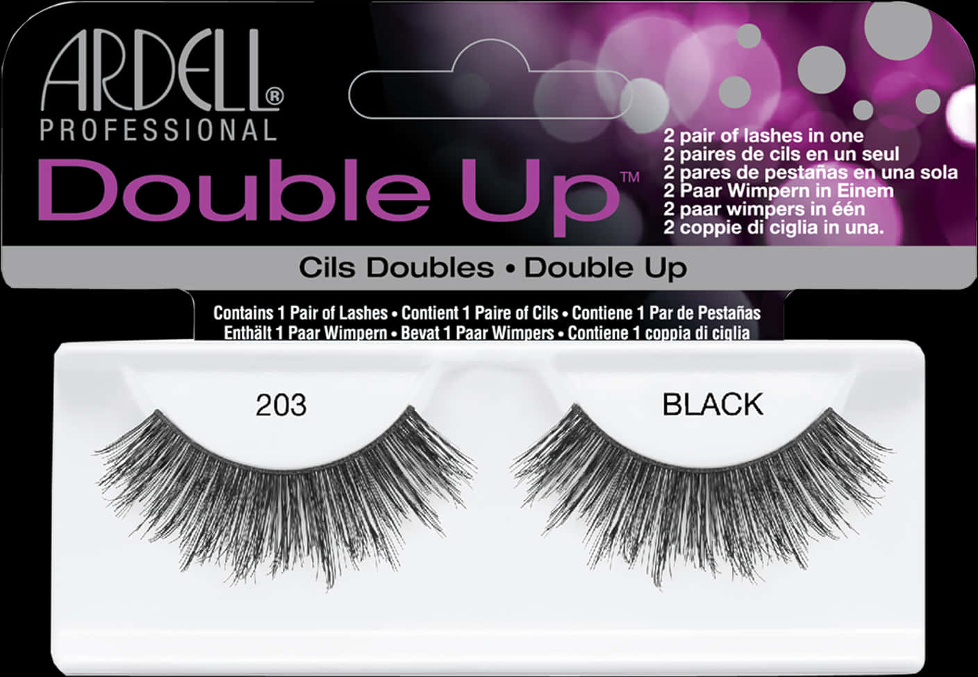 Double Up Lashes - Ardell Lashes Double Up 206, HD Png Download PNG with transparent background