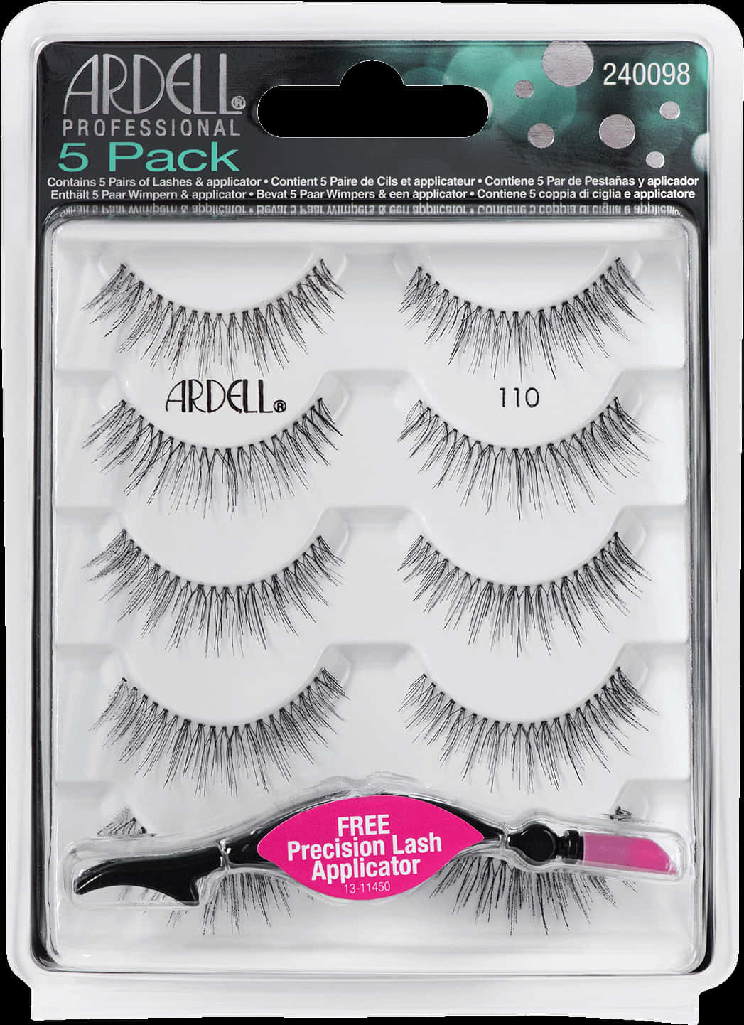 Natural Black Lashes - Ardell Lashes 5 Pack, HD Png Download PNG with transparent background