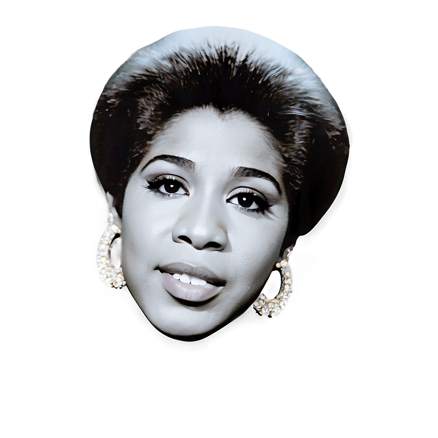 Aretha Franklin Classic Look Png 06252024