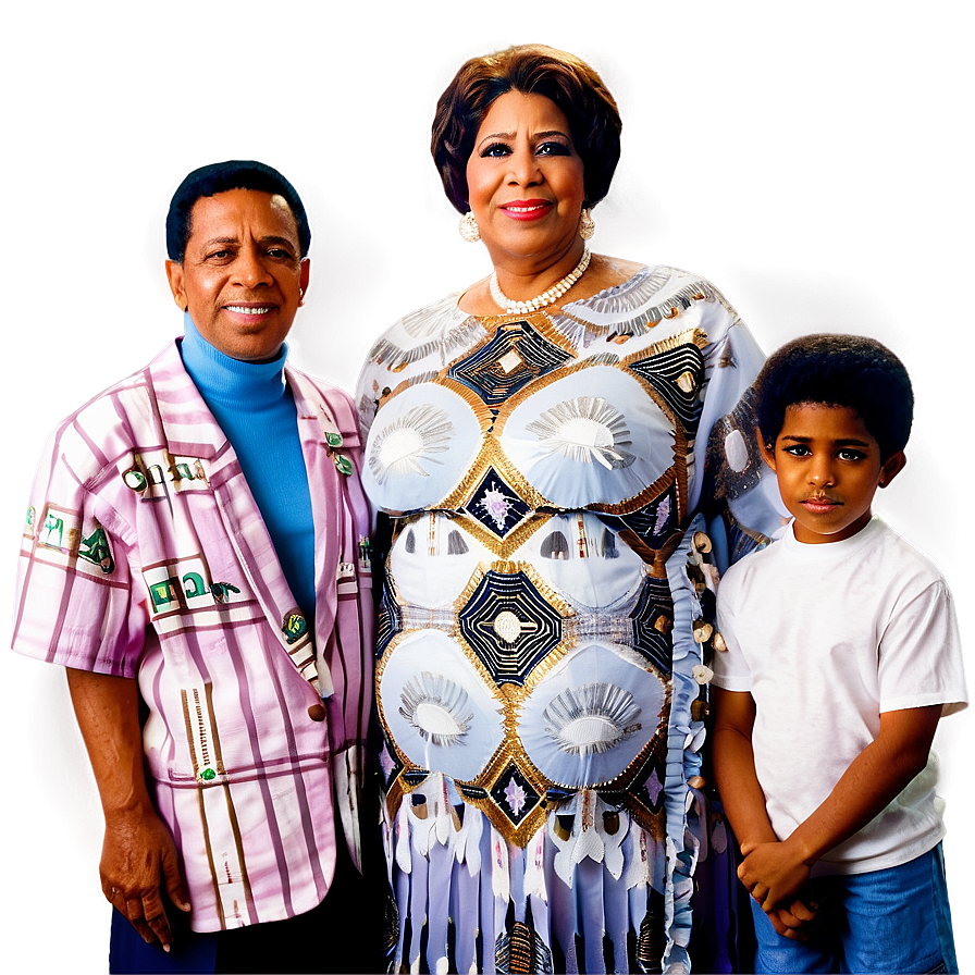 Aretha Franklin Family Moment Png 06252024