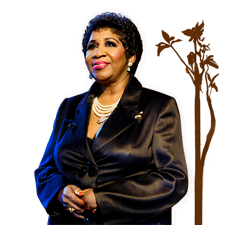 Aretha Franklin Fashion Icon Png 06252024