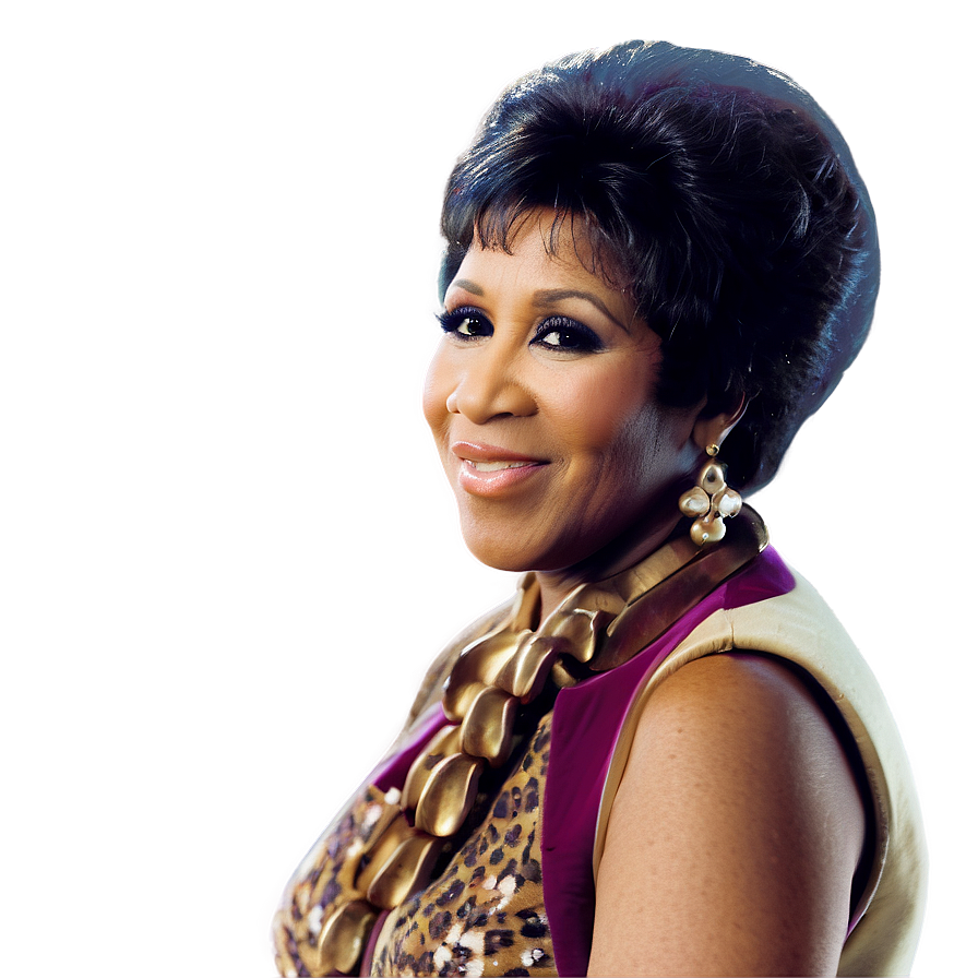 Aretha Franklin Glamour Shot Png Xwh47