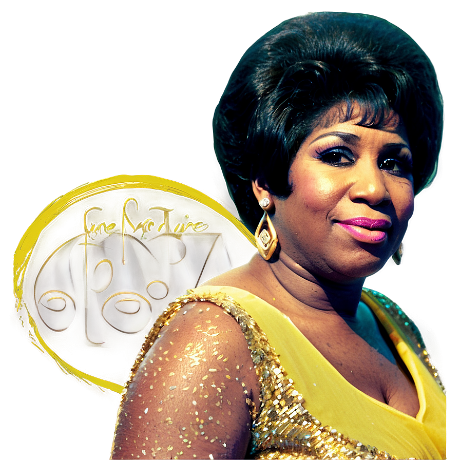 Aretha Franklin Queen Of Soul Png Kgi