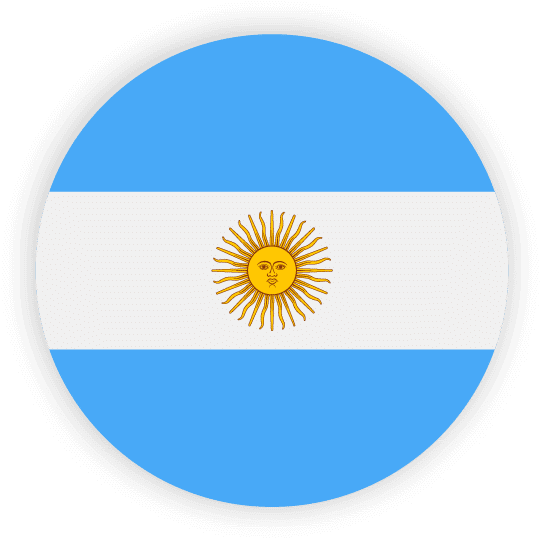 Argentina Flag Circle