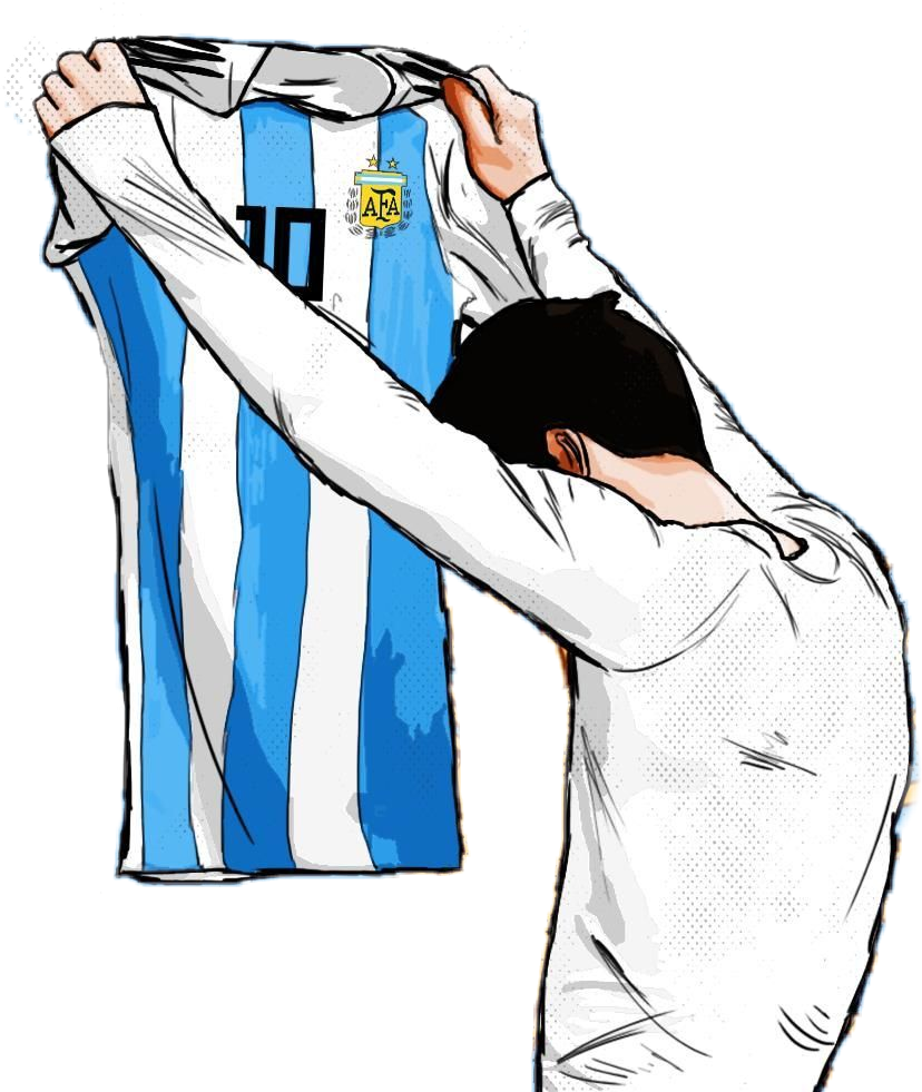 #leo #messi #argentina #football #goal #jersey #like - Messi Sticker Argentina, HD Png Download PNG with transparent background