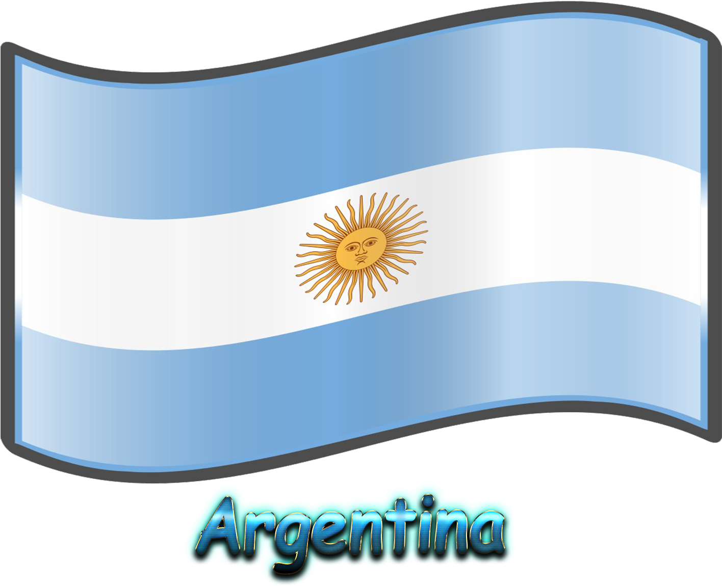 Argentina Flag Png Free Pic - Argentinie Vlag, Transparent Png PNG with transparent background
