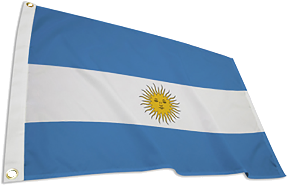 Argentinian Flag Waving