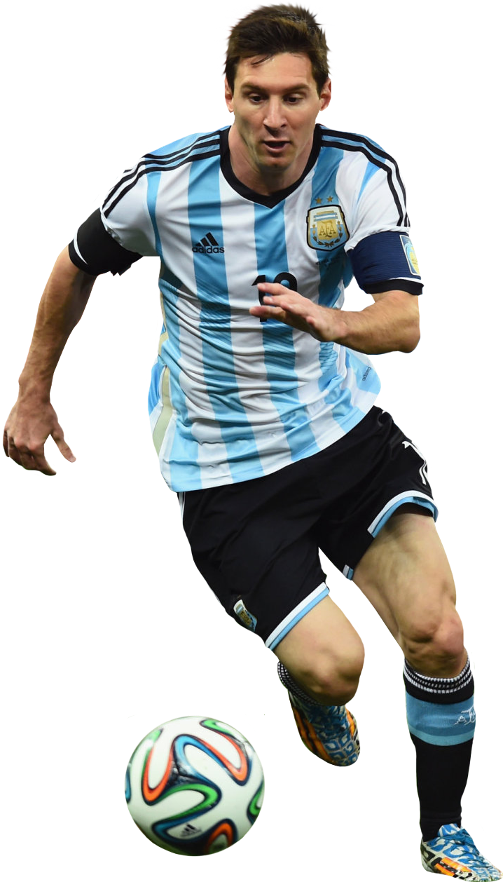 Argentinian Footballer In Action