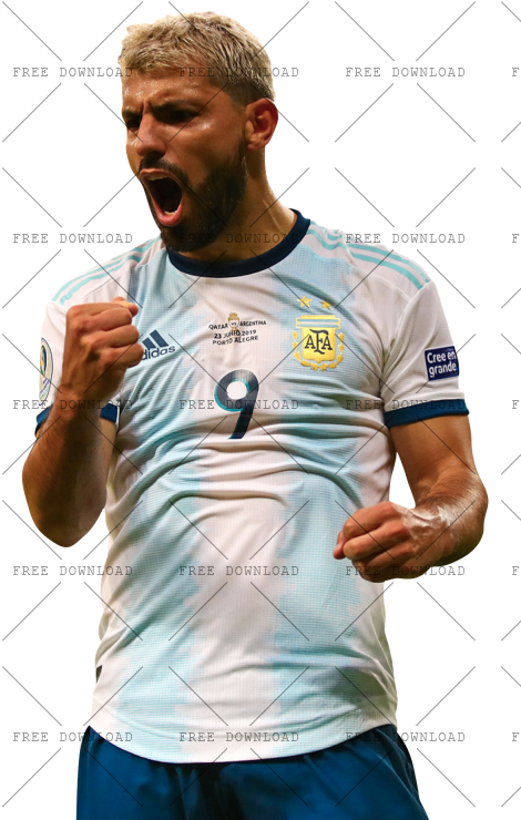 Argentina Sergio Aguero Png, Transparent Png PNG with transparent background