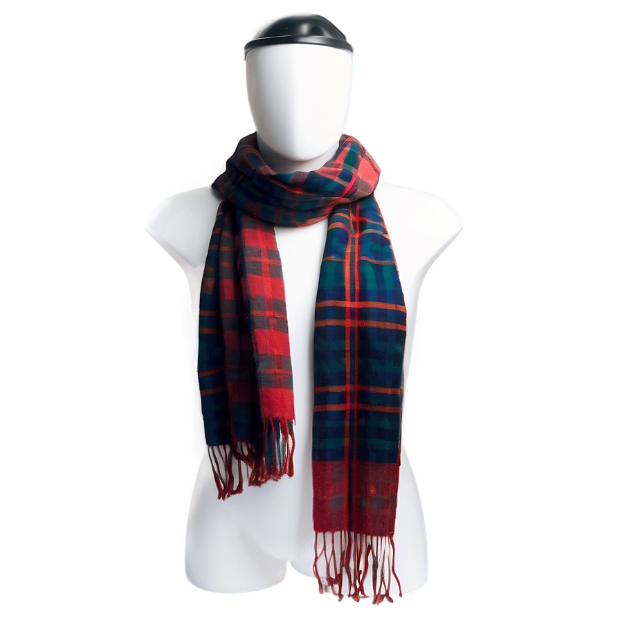 Argyle Red Scarf Png 82